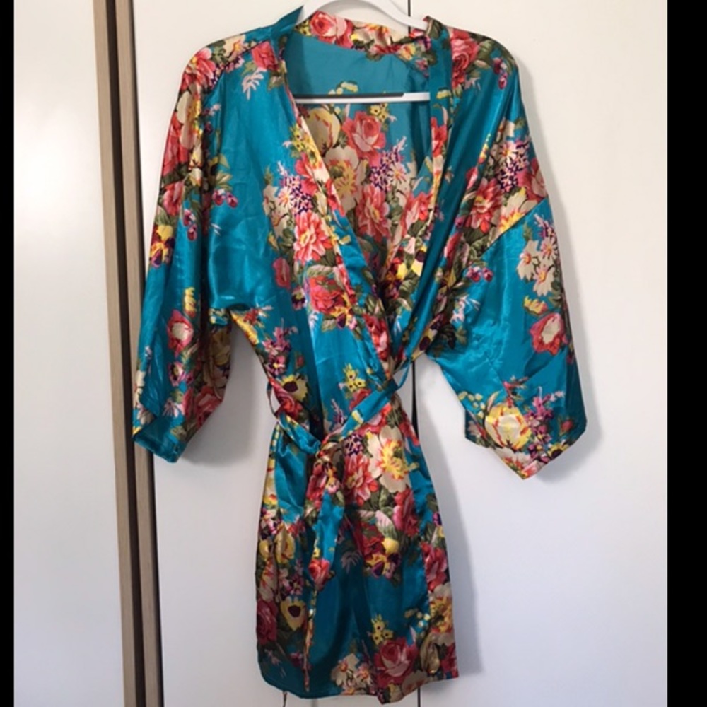 Floral Silky Kimono